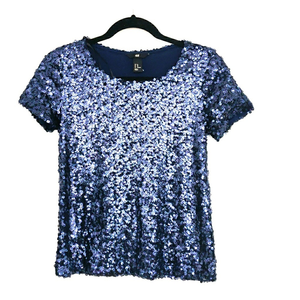 H&M sequin T-shirt